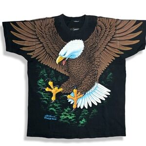 Vintage 1994 Liquid Blue Eagle T-Shirt